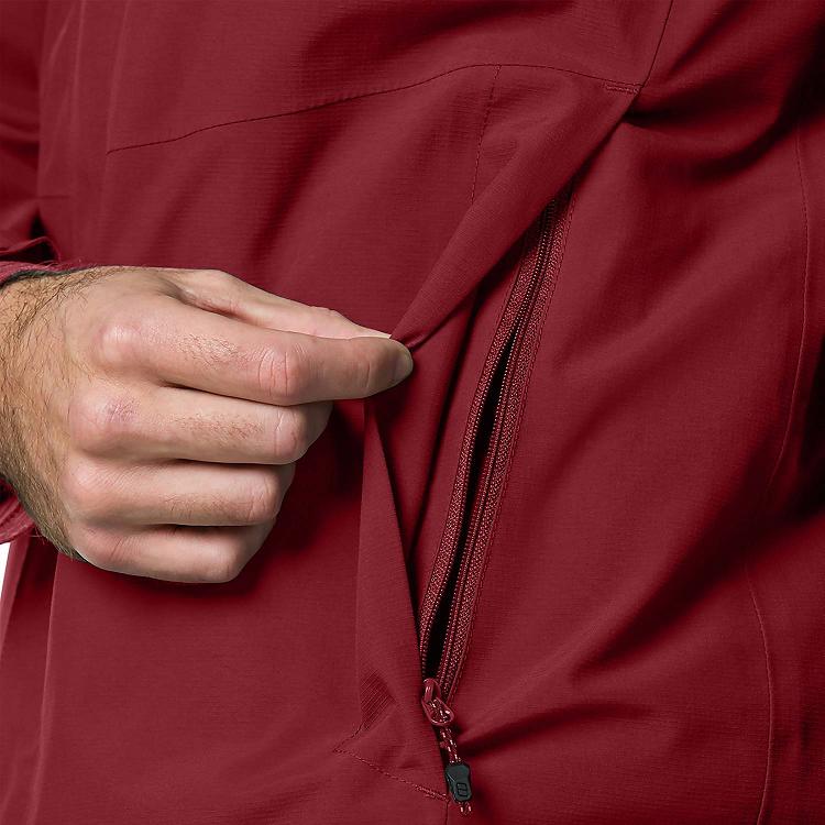 Pánska Nepremokavá Bunda Berghaus Gore Tex Hillwalker Interactive Tmavo Červené Slovensko 8042VJQGT